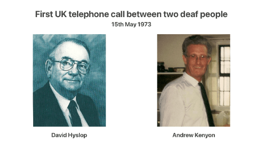 Golden Anniversary of the First Telephone Call Between Two Deaf People